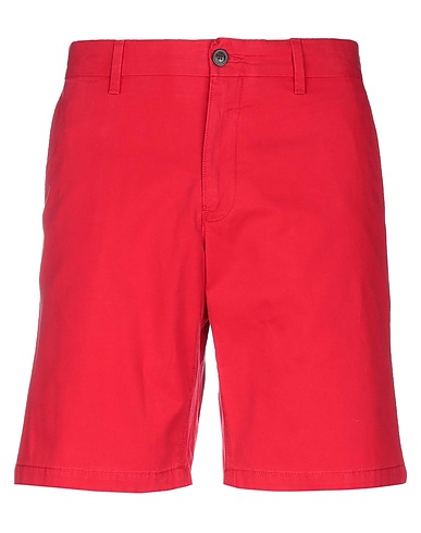 TOMMY HILFIGER Shorts & Bermuda Red 100% Cotton