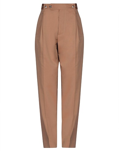 GRIFONI Casual trouser Khaki 53% Virgin Wool, 47% Cotton