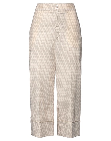 ERIKA CAVALLINI Casual trouser Beige 100% Cotton