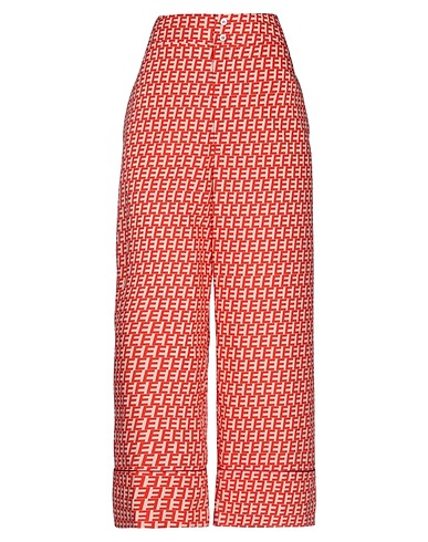 ERIKA CAVALLINI Casual pants Orange 100% Cotton