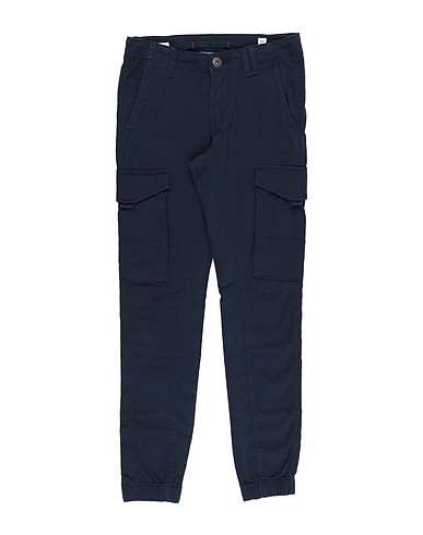 JACK & JONES Casual trouser Midnight blue 98% Organic cotton, 2% Elastane