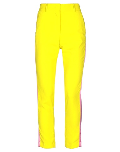 MSGM Casual pants Yellow 100% Polyester