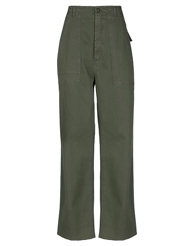 DEPARTMENT 5 Casual pants Military green 97% Cotton, 3% Elastane