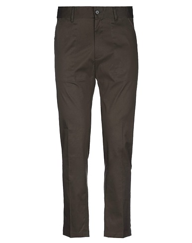 GRIFONI Casual trouser Dark green 97% Cotton, 3% Elastane