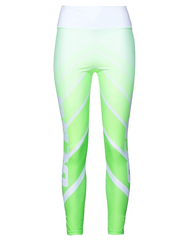 GCDS Leggings Verde claro 96% Algodón, 4% Elastán