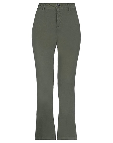 DEPARTMENT 5 Casual pants Military green 97% Cotton, 3% Elastane