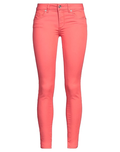 LIU •JO Casual trouser Salmon pink 67% Cotton, 29% Polyester, 4% Elastane