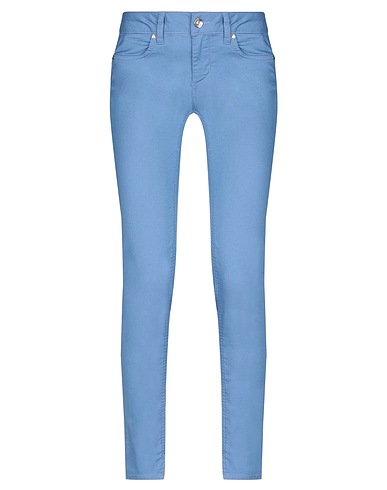 LIU •JO Casual trouser Sky blue 67% Cotton, 29% Polyester, 4% Elastane