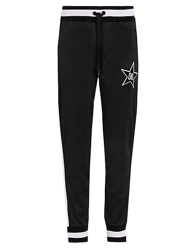 DOLCE&GABBANA Casual trouser Black 100% Polyester
