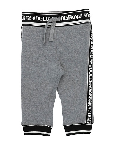 DOLCE&GABBANA Casual trouser Light grey 100% Cotton, Polyester, Viscose, Polyamide, Elastane