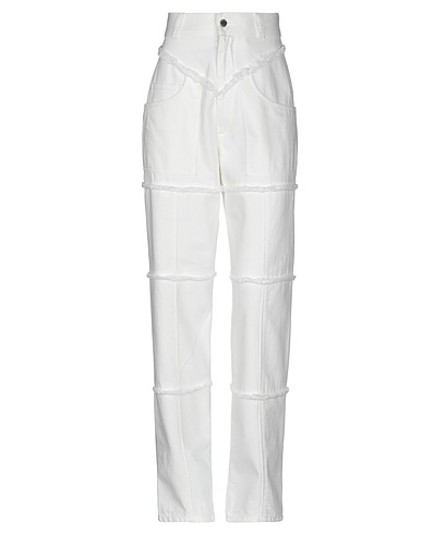 AMBUSH Denim pants White 100% Cotton