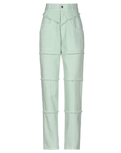AMBUSH Denim trousers Light green 100% Cotton