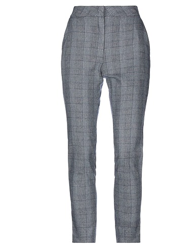 MANILA GRACE Casual pants Grey 45% Viscose, 40% Wool, 13% Polyamide, 2% Elastane