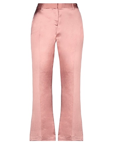L' AUTRE CHOSE Pantalone Rosa antico 51% Lino, 49% Viscosa
