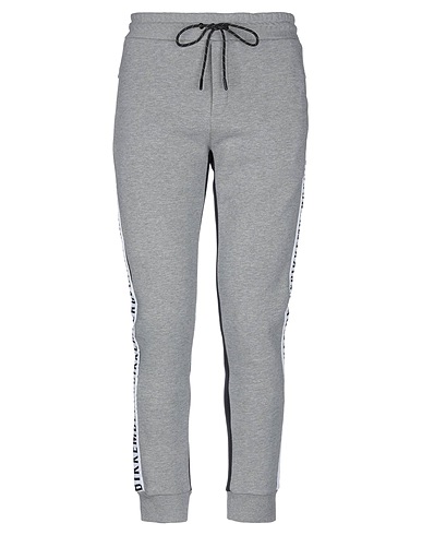 BIKKEMBERGS Casual pants Grey 80% Cotton, 20% Polyester, Elastane