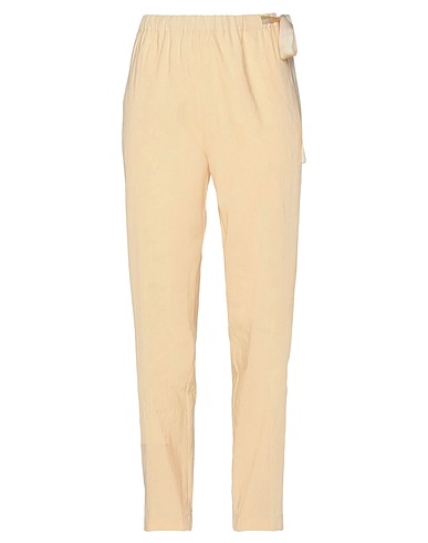 FORTE_FORTE Pantalone Giallo pastello 50% Cotone, 50% Lino