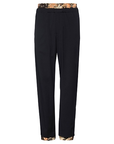 DRIES VAN NOTEN Casual pants Navy 100% Wool