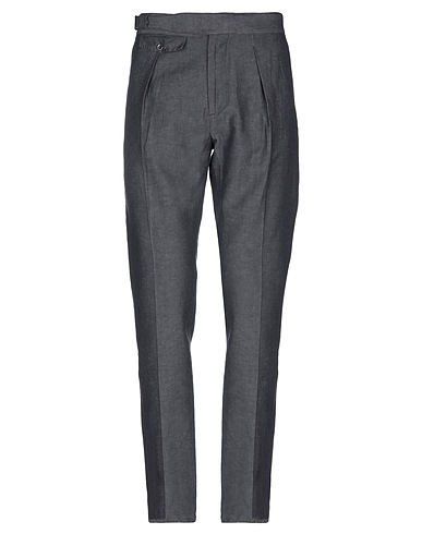 INCOTEX Casual pants Charcoal 50% Cotton, 50% Linen