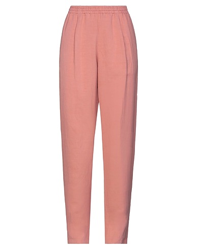 FORTE_FORTE Casual trouser Light brown 68% Viscose, 32% Linen, Acetate