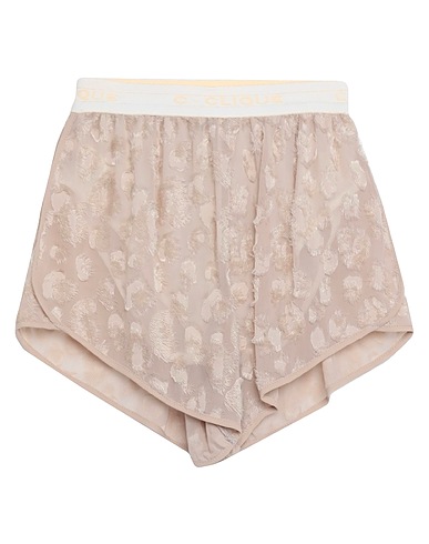 PINKO C-CLIQUE Shorts & Bermuda Beige 74% Polyester, 26% Cupro, Viscose