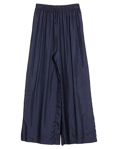 ROBERTO COLLINA Casual trouser Midnight blue 100% Silk