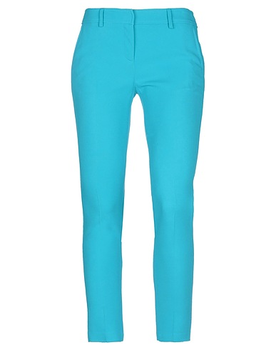 ATOS LOMBARDINI Casual pants Turquoise 51% Viscose, 46% Acetate, 3% Elastane