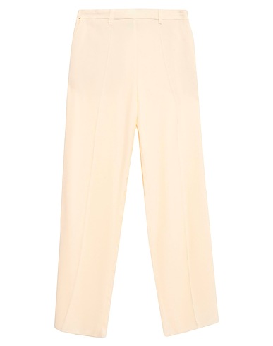 FORTE_FORTE Casual trouser Beige 70% Acetate, 30% Viscose