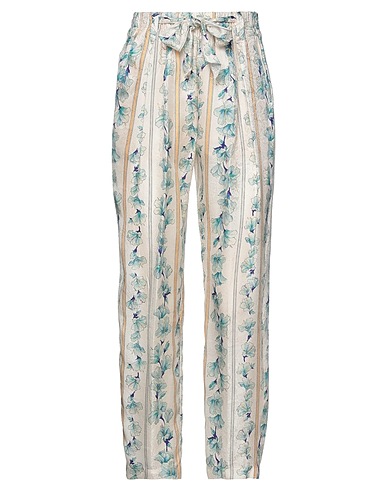 FORTE_FORTE Pantalone Azzurro 53% Viscosa, 47% Seta