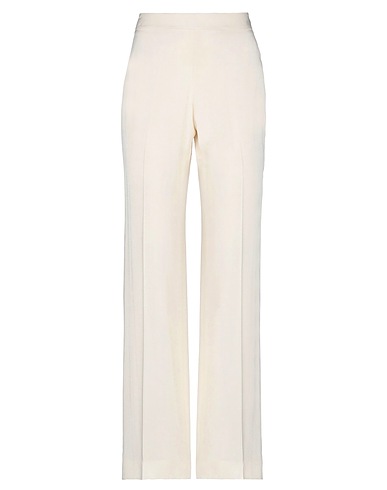 CLIPS Casual trouser Ivory 70% Viscose, 26% Acetate, 4% Elastane