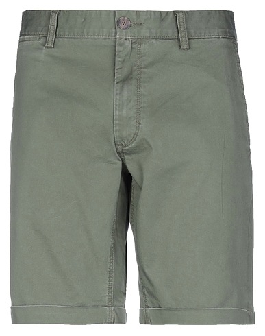 SUN 68 Shorts & Bermuda Military green 97% Cotton, 3% Elastane