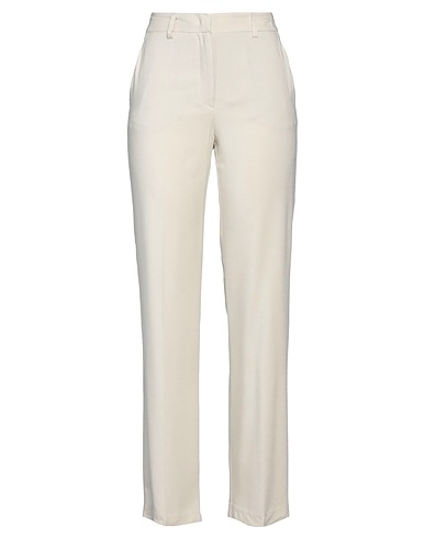 HEBE STUDIO Casual trouser Beige 100% Viscose