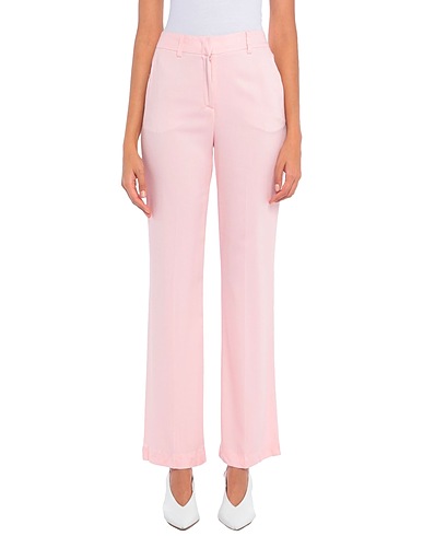 HEBE STUDIO Casual trouser Light pink 100% Viscose