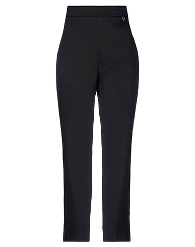 TWINSET Casual trouser Black 60% Cotton, 38% Modal, 2% Elastane