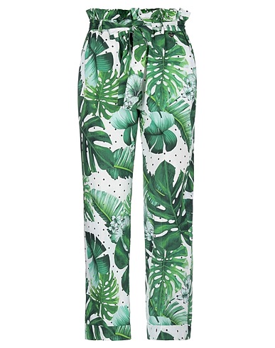 TWINSET Hosen Grün 100% Baumwolle