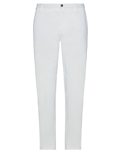 AT.P.CO Casual trouser White 98% Cotton, 2% Elastane