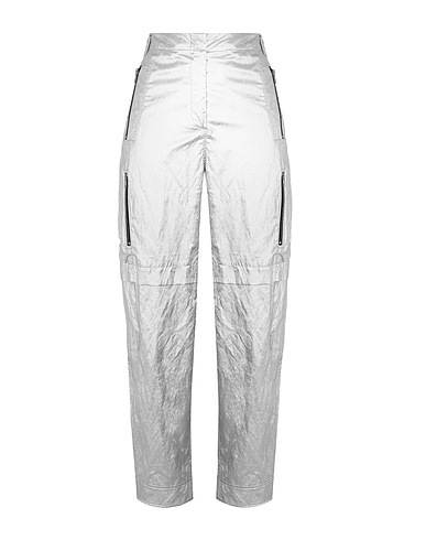 PHILOSOPHY di LORENZO SERAFINI Casual trouser Silver 85% Viscose, 11% Metallic fiber, 4% Other Fibres