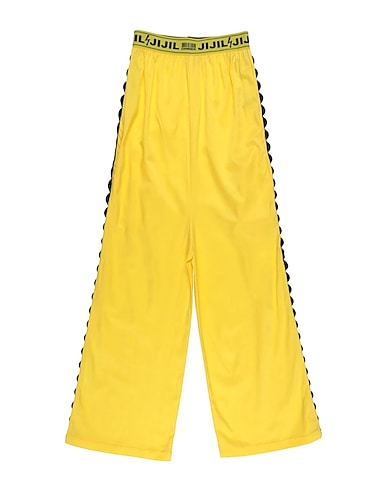 JIJIL JOLIE Casual pants GIALLO 58% Cotton, 35% Silk, 7% Elastane