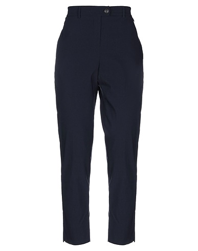 TWINSET Casual trouser Midnight blue 74% Viscose, 22% Polyamide, 4% Elastane, Mother-of-pearl