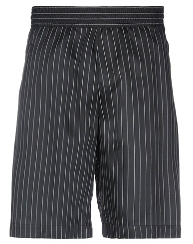 NEIL BARRETT Shorts & Bermuda Black 57% Viscose, 43% Cupro