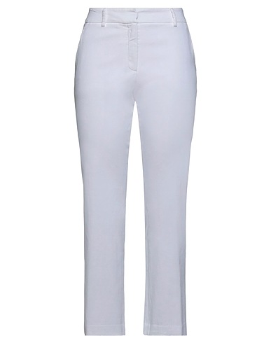 TRUE ROYAL Casual pants White 98% Cotton, 2% Elastane