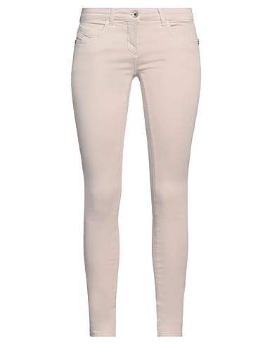 PATRIZIA PEPE Denim trousers Light grey 91% Cotton, 5% Polyester, 4% Elastane