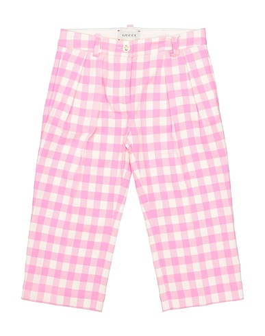 GUCCI Casual trouser Pink 80% Cotton, 19% Viscose, 1% Elastane