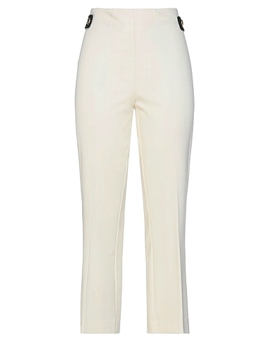 JUCCA Casual trouser Ivory 56% Viscose, 36% Polyamide, 8% Elastane