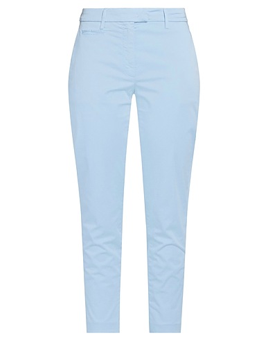 DONDUP Casual pants Light blue 97% Cotton, 3% Elastane