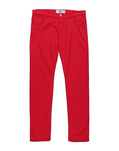 ROŸ ROGER'S Casual trouser Red 64% Cotton, 32% Lyocell, 4% Elastane