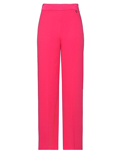 TWINSET Casual trouser Fuchsia 71% Acetate, 29% Viscose