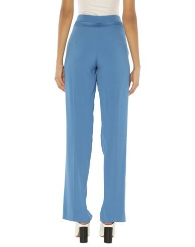 Shop Patrizia Pepe Sera Woman Pants Blue Size 12 Viscose, Elastane