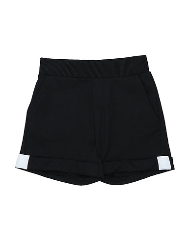 MONNALISA Shorts & Bermuda Black 50% Cotton, 50% Polyester