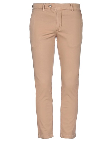BE ABLE Casual trouser Beige 98% Cotton, 2% Elastane