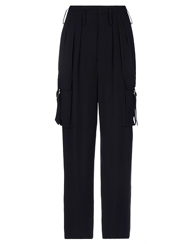 BALMAIN Casual trouser Black 72% Viscose, 28% Virgin Wool